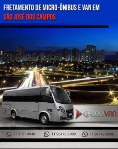 Fretamento de Van e Micro-ônibus para São José dos Campos: Transporte Executivo pela Via Dutra