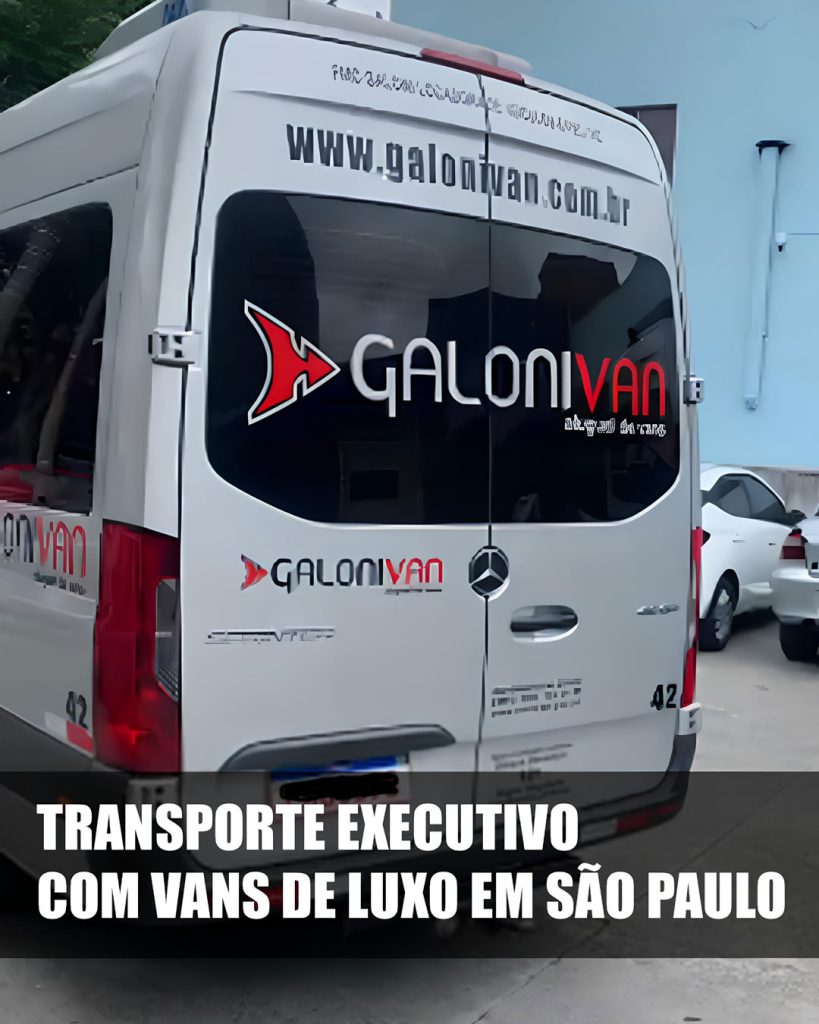 Transporte Executivo com Vans de Luxo em São Paulo: A melhor opção para Grupos