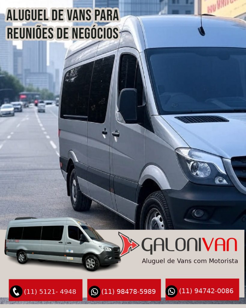 Aluguel de Vans para Reuniões de Negócios