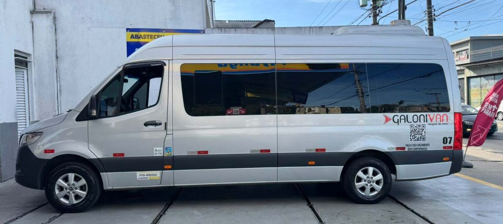 Vans com motorista para City Tour SP