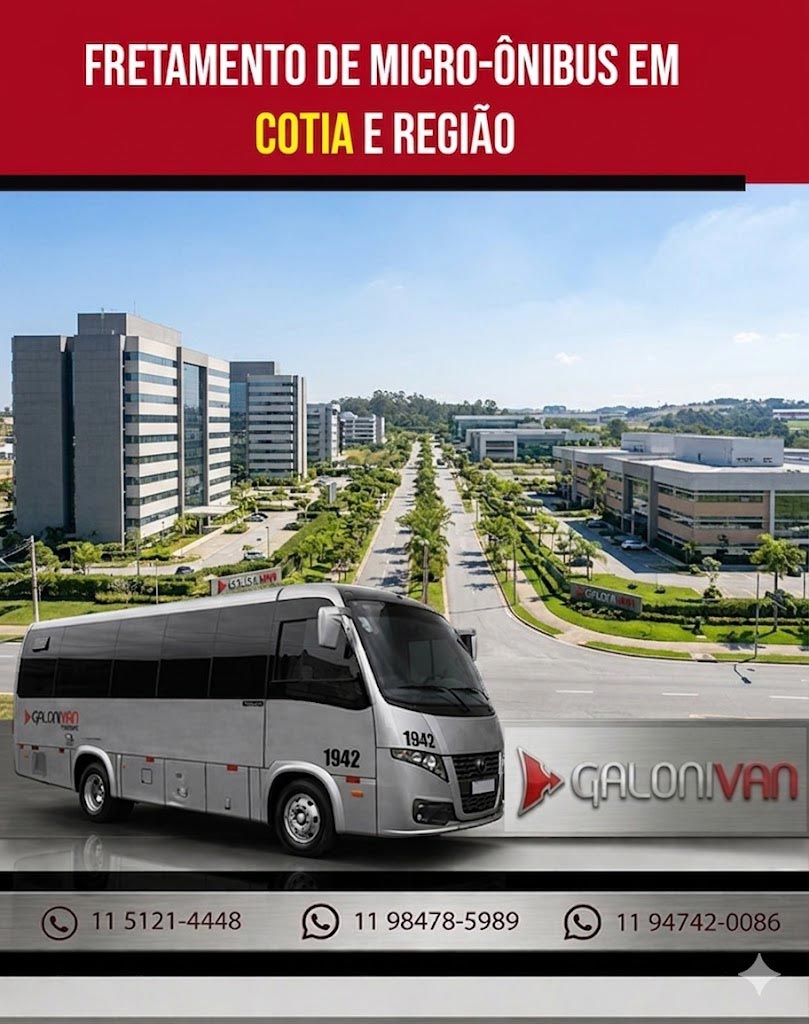 Fretamento de Micro-ônibus em Cotia