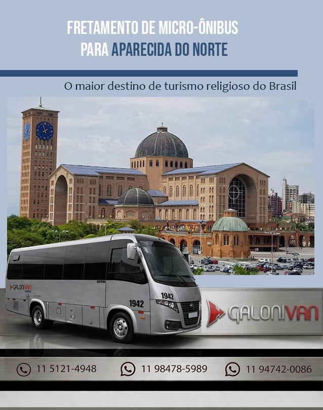 Imagem da capa do artigo: Aluguel de Micro-ônibus para Aparecida do Norte